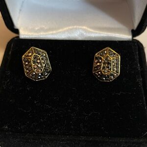 $2! 5 for $10 🔥Geometric Gold and Black Earrings